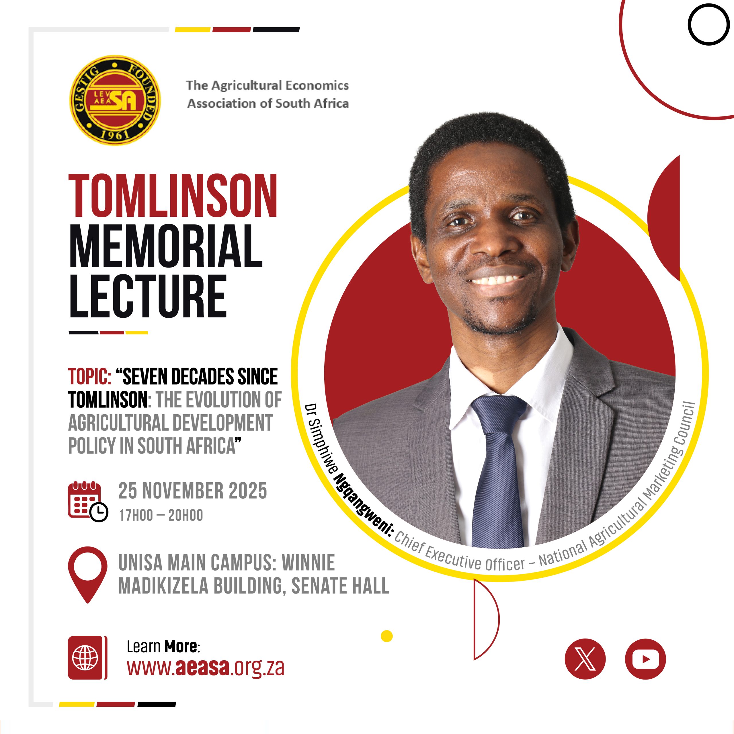 2025 F.R Tomlinson Memorial Lecture